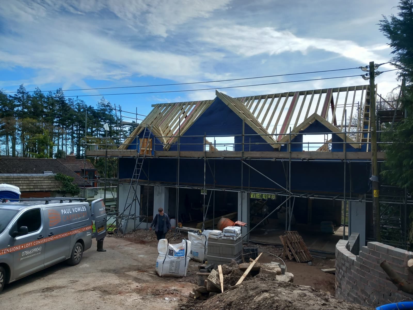 On site with Paul Vowles Carpentry